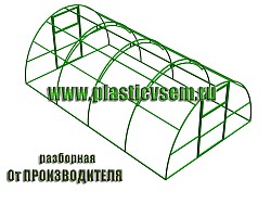 Стандартная усиленная теплица от производителя Райский Сад Стандартная усиленная теплица от производителя Райский Сад