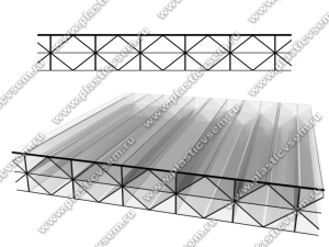 Стурктура сотового поликарбоната 3RX