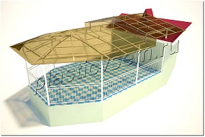 изготовление навесов из поликарбоната